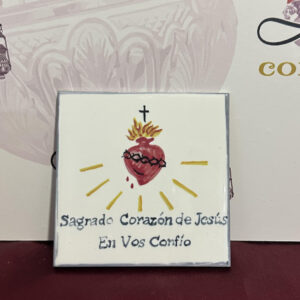 Azulejo Sagrado Corazón en Vos Confío