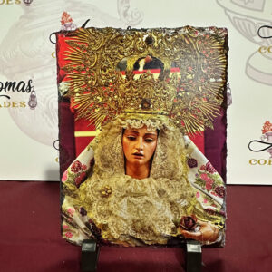 Pizarra María Santísima de los Desamparados 14*19 cm