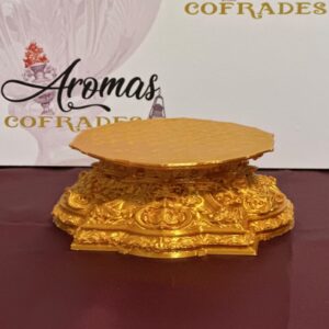 Peana dorada para bustos o imagen