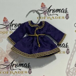 Túnica Niño Jesús color morado 30 cm
