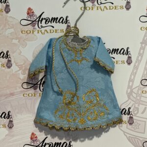 Túnica Niño Jesús color celeste 40 cm