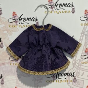 Túnica Niño Jesús color morada 40 cm