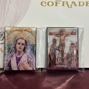 Imán Siete Palabras del Santísimo Cristo de la Sed y María Santísima de la Piedad