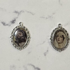 Medalla Santísimo Cristo de las Aguas y Nuestra Señora de la Luz, 2×3 cm
