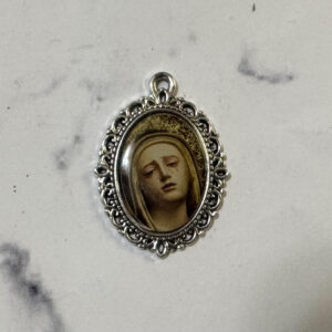 Medalla Nuestra Señora de las Angustias, el caminito, 2×3 cm