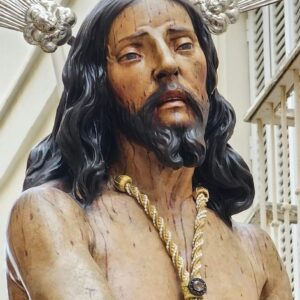 Balconeras Jesús atado a la columna y azotes