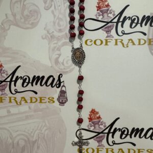 Rosario madera roja de Nuestra Señora del Buen Fín