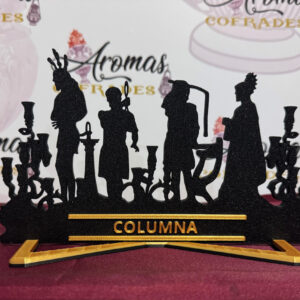 Perfil paso Jesús atado a la columna y azotes