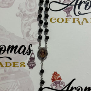 Rosario madera negra de Nuestra Señora de la Soledad