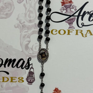 Rosario madera negra del Santísimo Cristo de la Buena Muerte