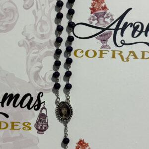 Rosario madera morada de Nuestro Padre Jesús de la Sentencia