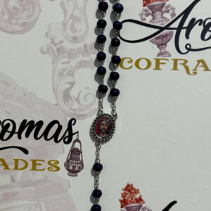 Rosario madera morada de Nuestro Padre Jesús en su Prendimiento