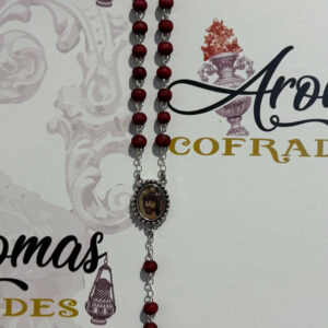 Rosario madera roja de Nuestro Padre Jesús del Ecce-Homo