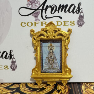 Retablo de Nuestra Señora del Rosario Coronada 12 cm