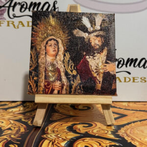 Mini Lienzo Nuestro Padre Jesús de los Afligidos y María Santísima de los Desconsuelos
