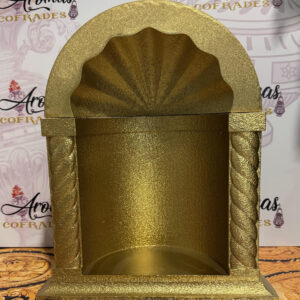 Capilla en color dorado de 18 cm