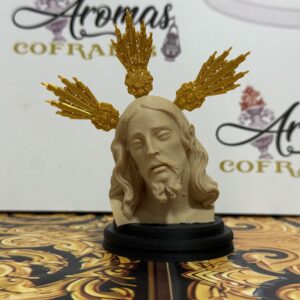Mini Busto de Jesús atado a la columna y azotes